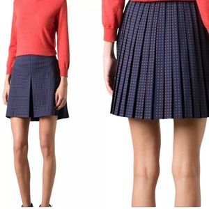 TORY BURCH SPLIT-PLEATS SKIRT
